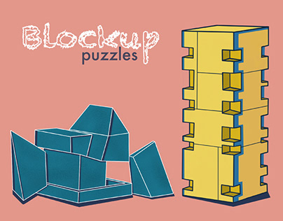 Block up - wooden puzzles for kids & adults