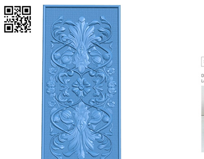 Pattern paintings design A003753 wood carving file stl