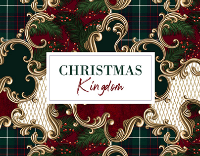Seamless Pattern Design : Christmas Kingdom