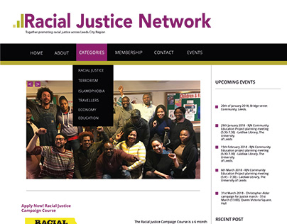 Racial Justice Network Website Design