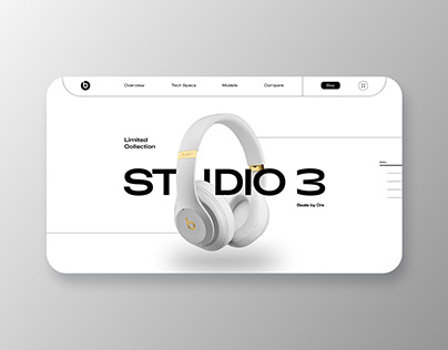 Beats Studio 3 ― Web Design