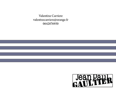 Projet Jean Paul Gaultier