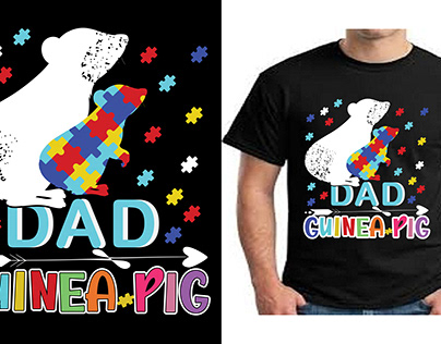DAD Gift/ gift for dad / guniya pig custom t shirt