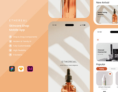 Ethereal - Skincare Shop Mobile Apps