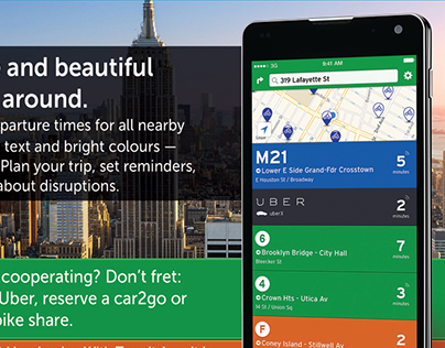Transit App Mockup Ad