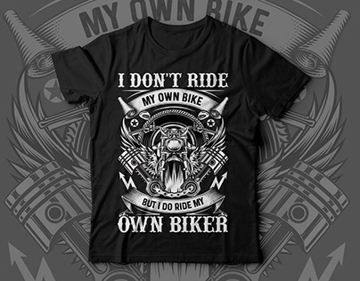 Biker T-shirt Design