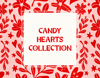 Candy Hearts Collection - Adobe Stock Illustrations