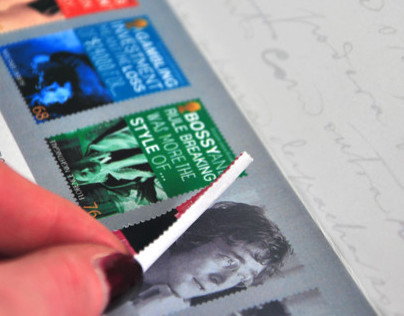 RSA Social mail stamps