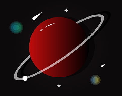 Red planet logo