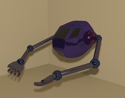 Mini Flying Robot Model