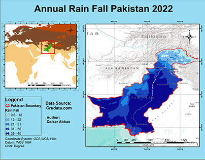 Annual Rainfall Pakistan 2022