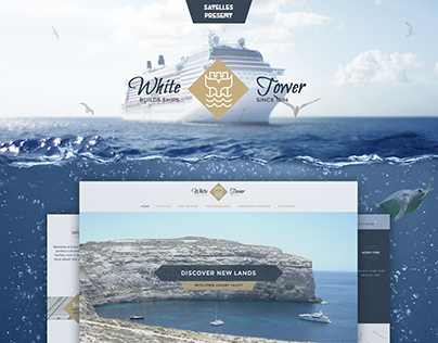 White Tower [concept of Luxury shipyard website]