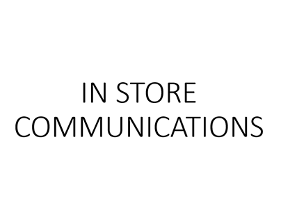 In Store Comunications