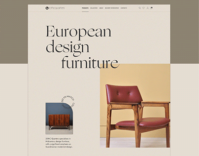 Furniture Online Store Concept