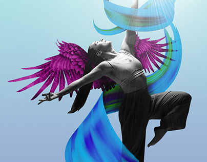 Dancing Angel Digital Art