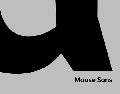 Moose Sans Typeface