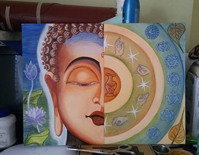 Buddha Canvas Painting