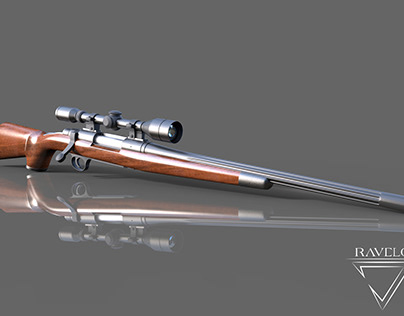 Remington 700 (Rifle) 3D Model