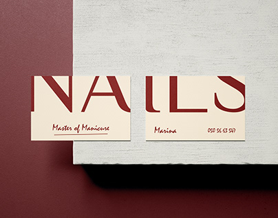 Project thumbnail - Business card for Master of Manicure