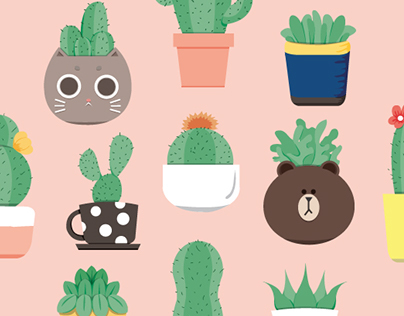 Pots and Cactus