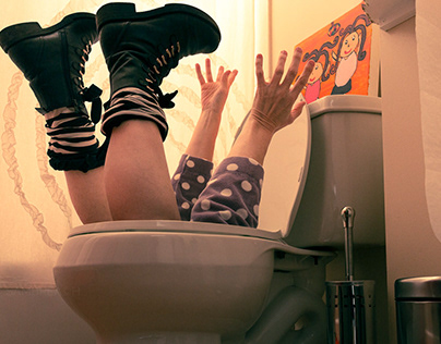 How I fell in the toilet