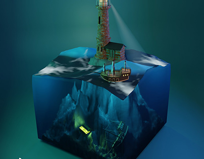 Ship and Lighthouse Animation | Blender