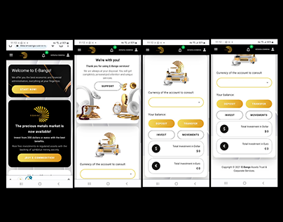 App inicio Banca Digital con Marketplace