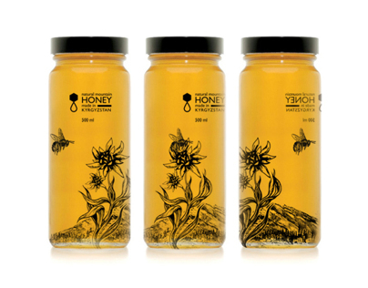Honey packaging design concept