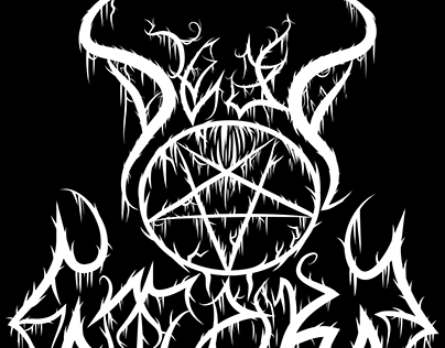 Logotipo e Camiseta - Black Metal Band