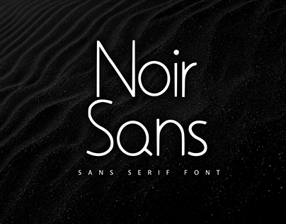 Project thumbnail - Noir Sans Typeface