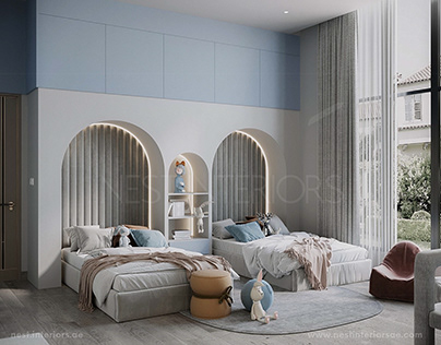 Kid’s bedroom design by Nest Interiors Decoration.