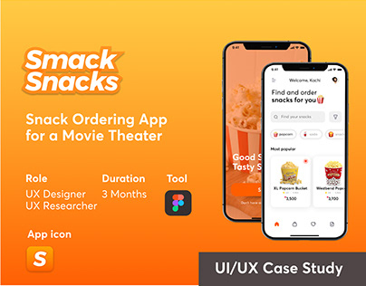 Smack Snacks App - UX Case Study
