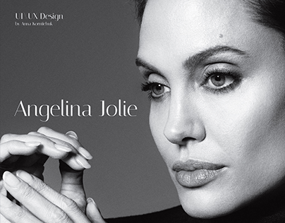 Angelina Jolie Landing page