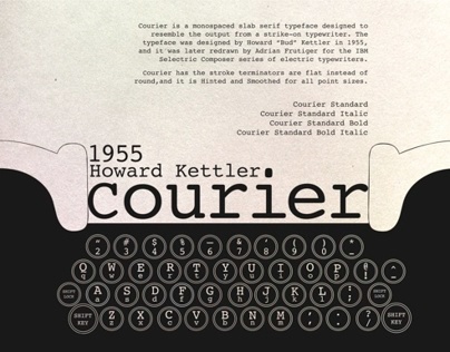 Typographic Poster_Courier
