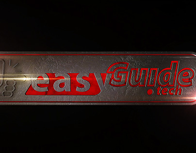 EasyGuide.tech 3d logo view