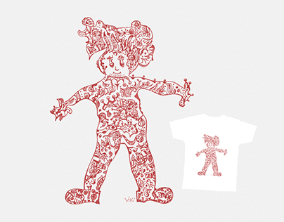 Uomo Rosso - T-shirt design