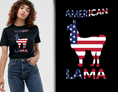 Lama T-Shirt Design