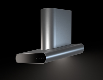 Rangehoods design iterations and product rendering
