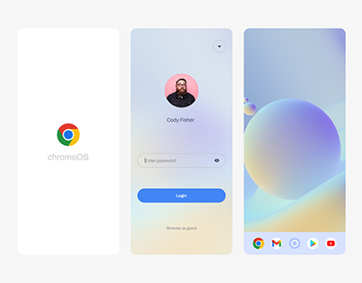 UI Design Concept | Chrome OS Mobile