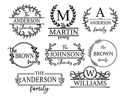Family Name Vectoral Tamplate