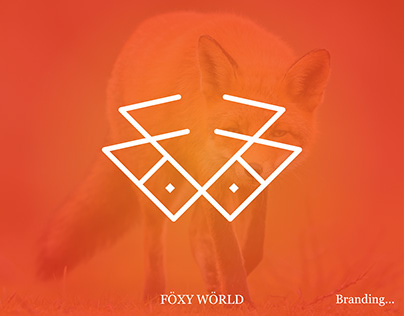 Brand Identity, Foxy World, Branding, Logo Design.