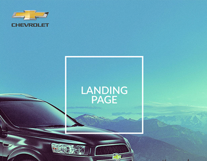 Chevrolet Captiva - Landing Page/Web