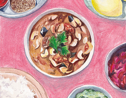 Food Illustration - Curry