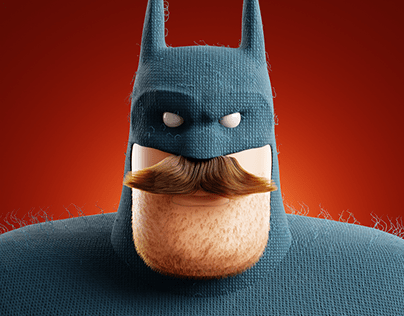 Batman with a Mustache