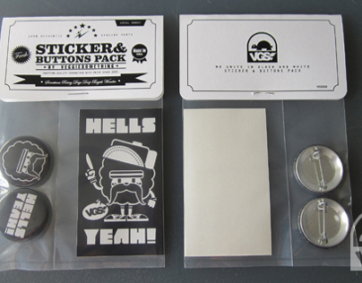 Hells Yeah Sticker and Buttons Pack