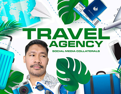 Travel Agency Marketing Ads and Social Media Postings