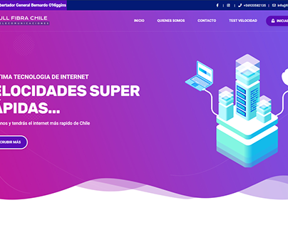 Sitio Web FullFibra Chile