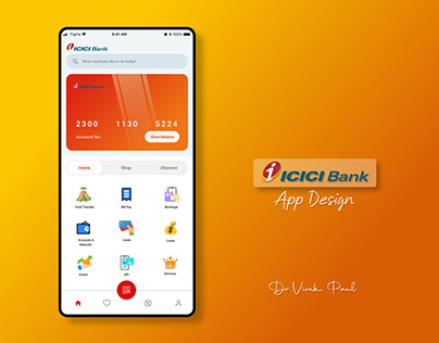 ICICI Bank App Design