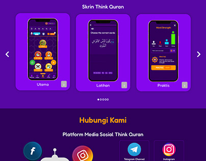 Website App Quran - About Us & Media Kit