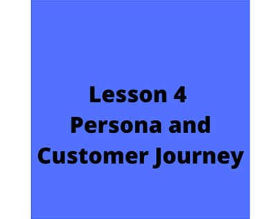 Persona and Customer Journey